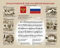 Государственный гимн Российской Федерации. Прошлое и настоящее (плакат).